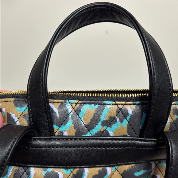 Ted Baker Leopard Print Quilted Mini Backpack - Picture 8 of 11